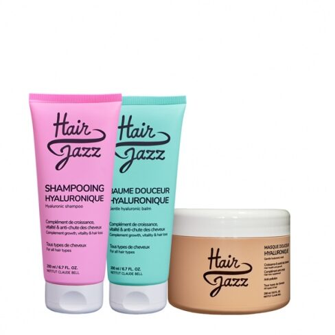 Kit HAIR JAZZ: favorise la croissance, répare la structure du cheveu et hydrate en profondeur